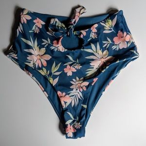 Zaful Floral Bikini Bottoms Small